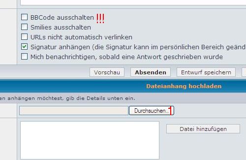 Bild in ein Forum einfügen